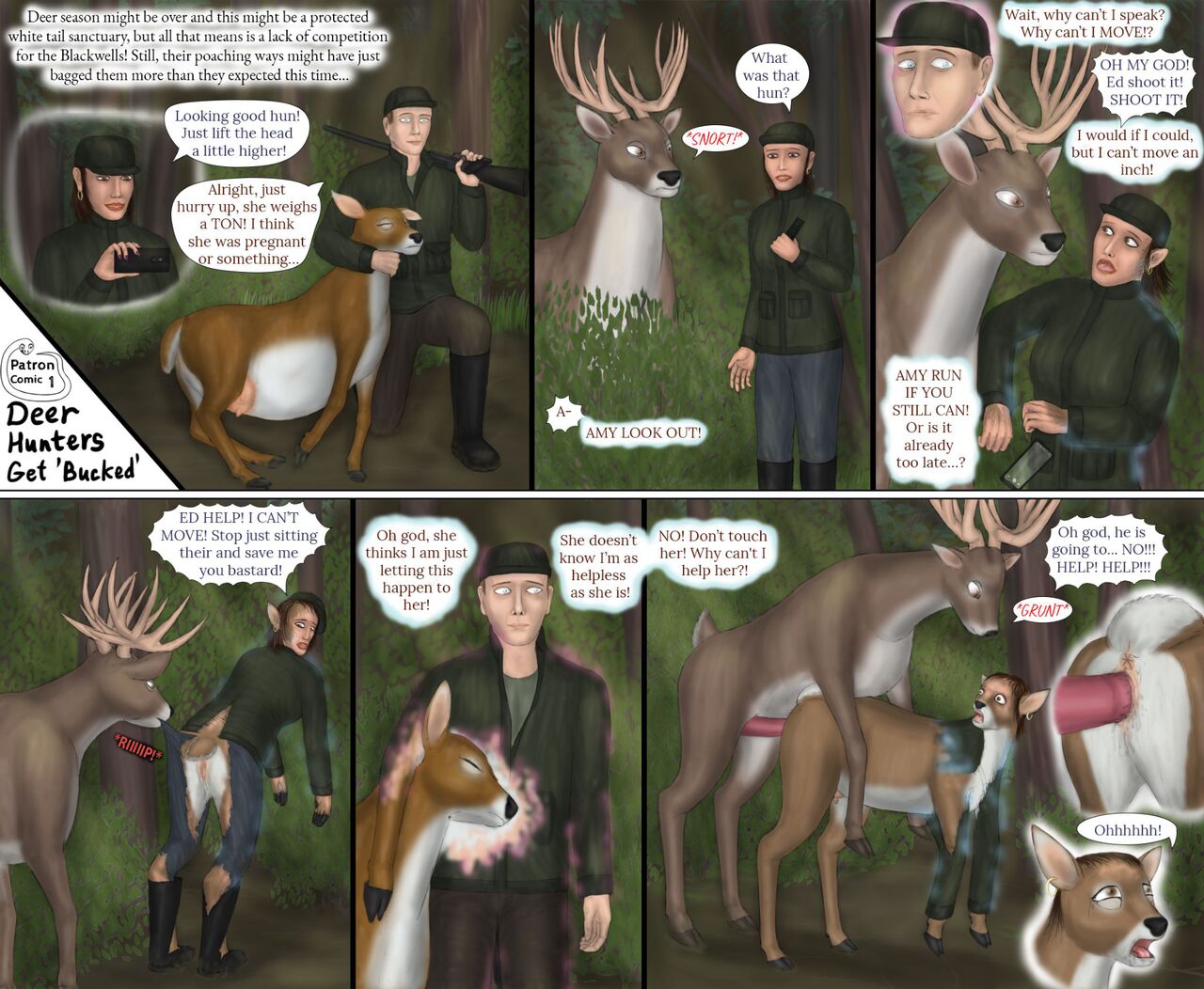 1280px x 1052px - Deer Hunters Get Bucked Porn Comic - Page [snake89] Deer Hunters Get  Bucked_0